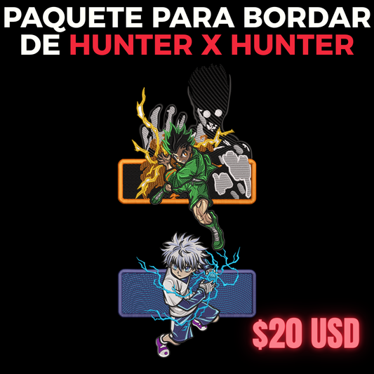 PAQUETE DE HUNTER X HUNTER PARA BORDAR