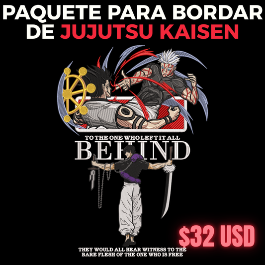 PAQUETE DE JUJUTSU KAISEN PARA BORDAR