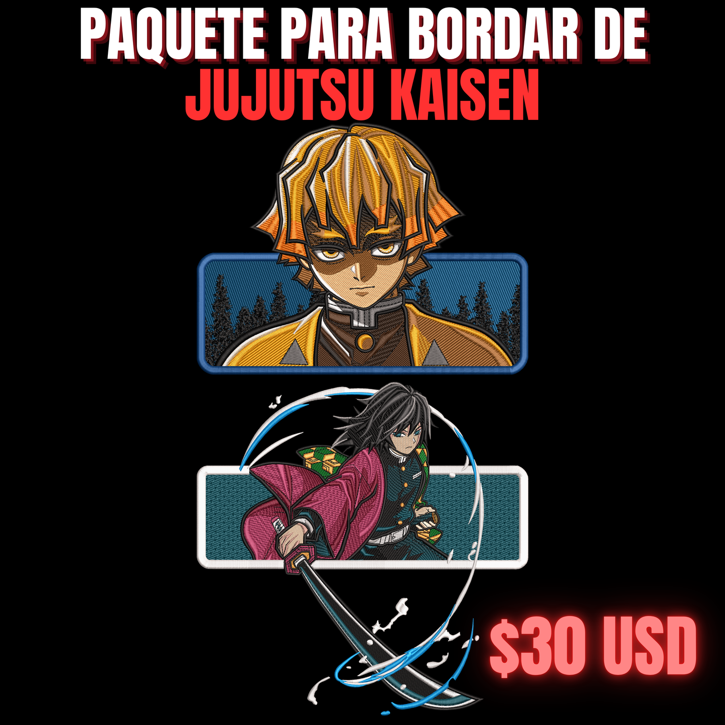 PAQUETE DE DEMON SLAYER PARA BORDAR