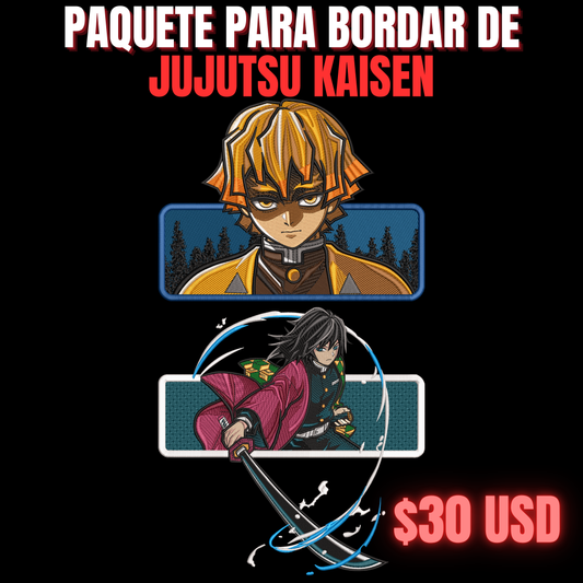 PAQUETE DE DEMON SLAYER PARA BORDAR