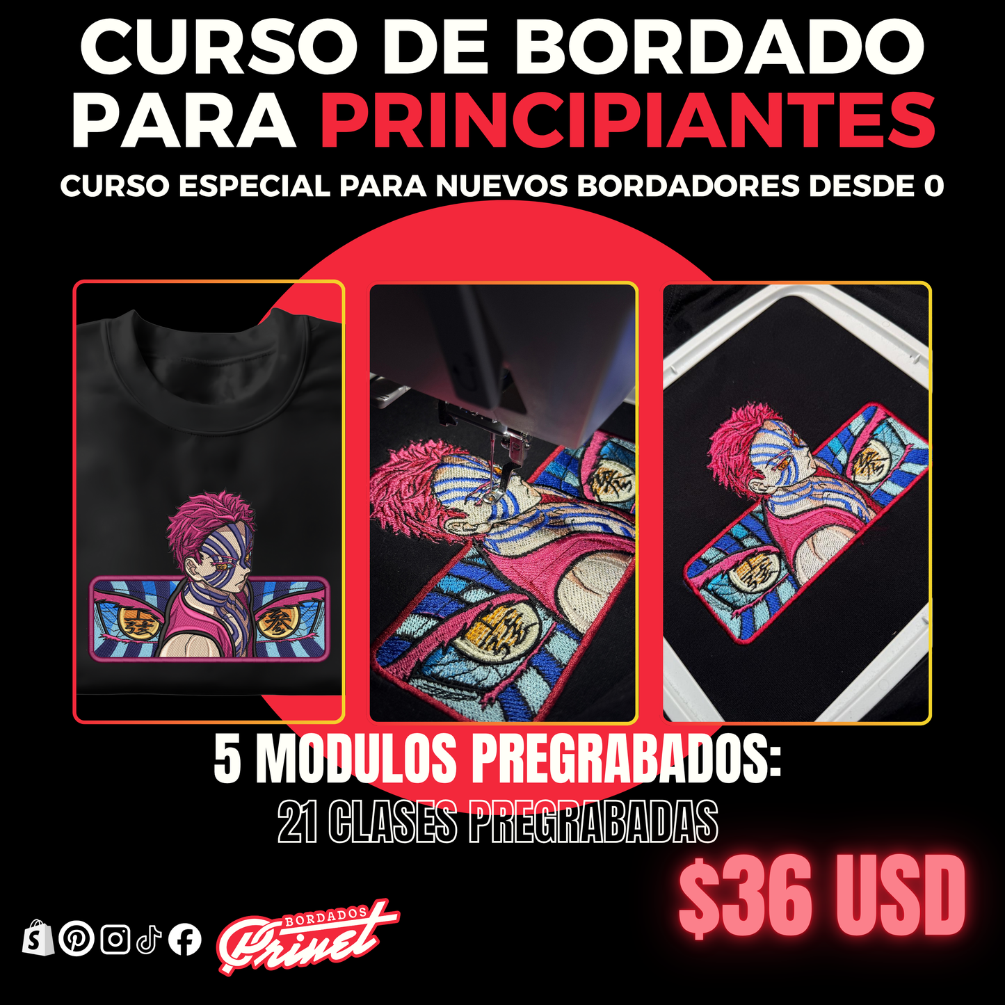 CURSO DE BORDADO PARA PRINCIPIANTES