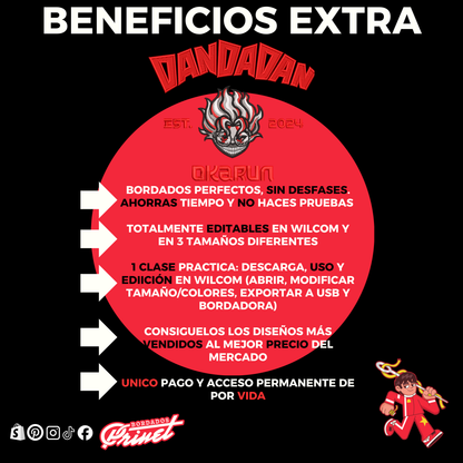 PAQUETE DE DAN DA DAN PARA BORDAR