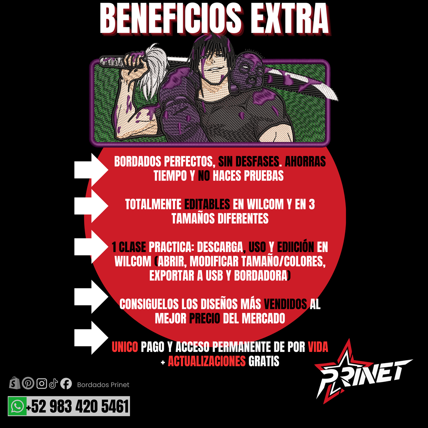 PAQUETE DE JUJUTSU KAISEN PARA BORDAR