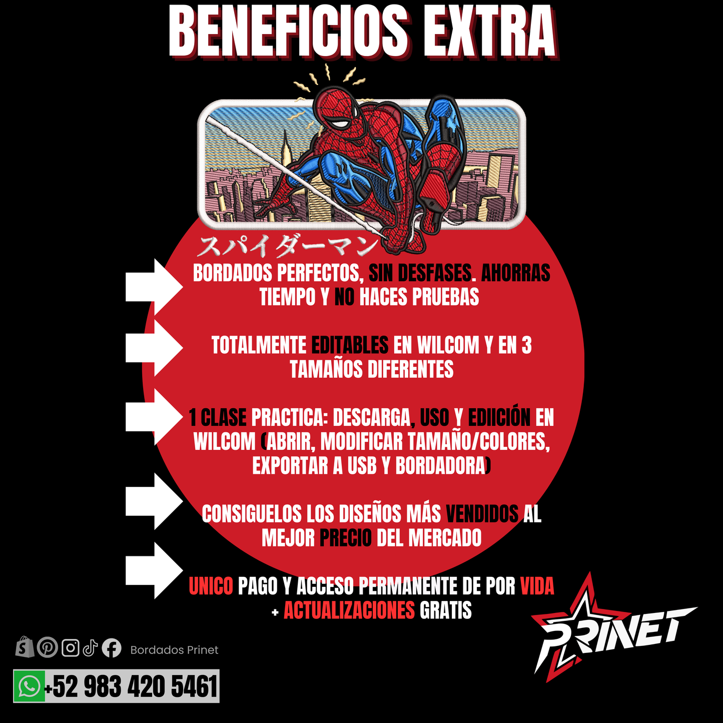 PAQUETE DE SUPERHÉROES PARA BORDAR