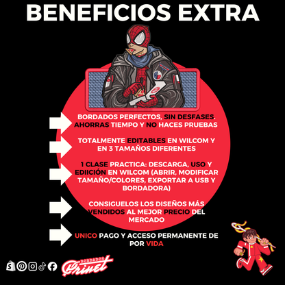 PAQUETE DE INICACIÓN AL BORDADO PREMIUM