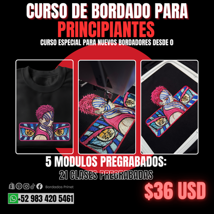 CURSO DE BORDADO PARA PRINCIPIANTES