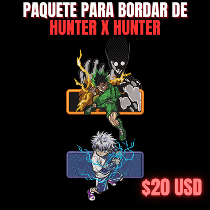 PAQUETE DE HUNTER X HUNTER PARA BORDAR