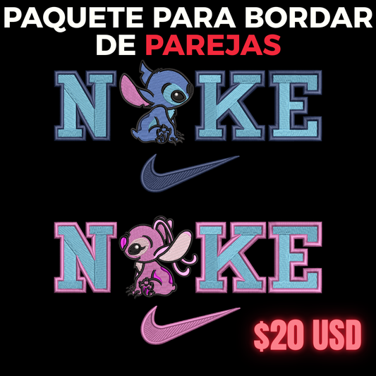 PAQUETE DE PAREJAS PARA BORDAR