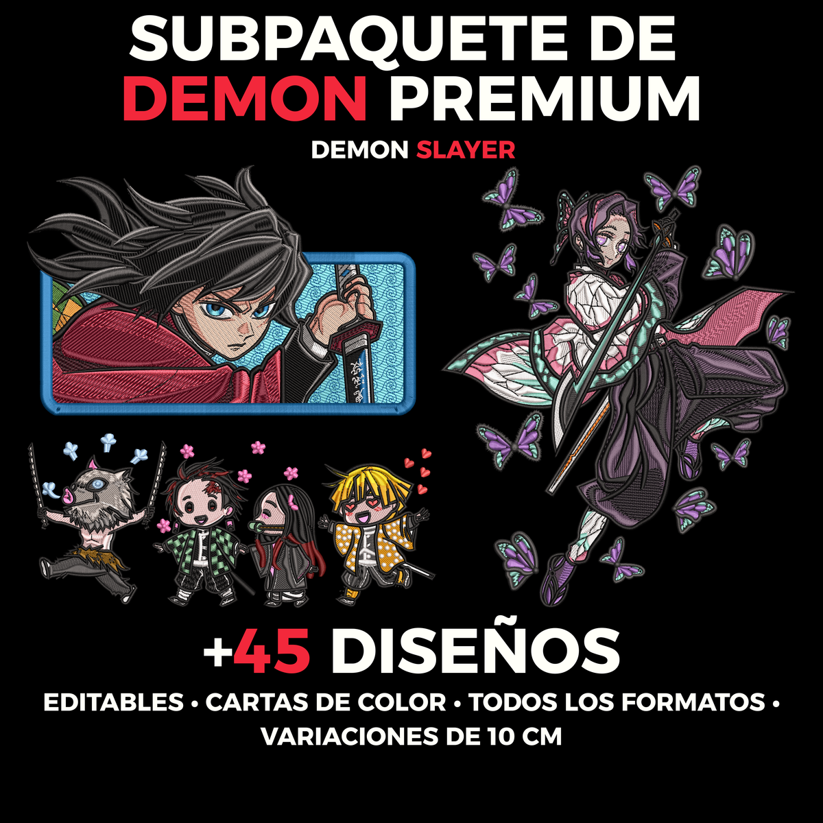 Subpaquete De Demon Slayer Premium