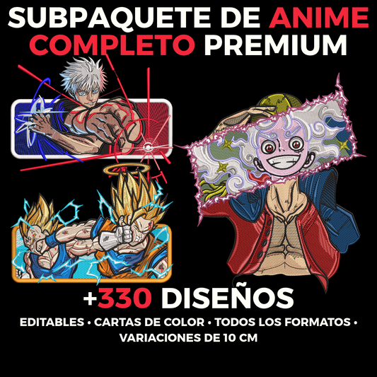 Subpaquete De Anime Completo Premium
